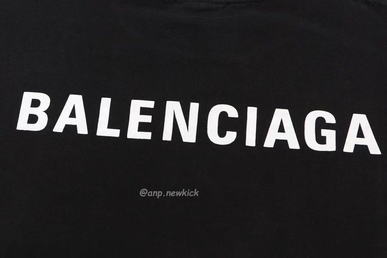 Balenciaga Fw23 Letter Logo Printing Short Sleeve T Shirt (4) - newkick.cc